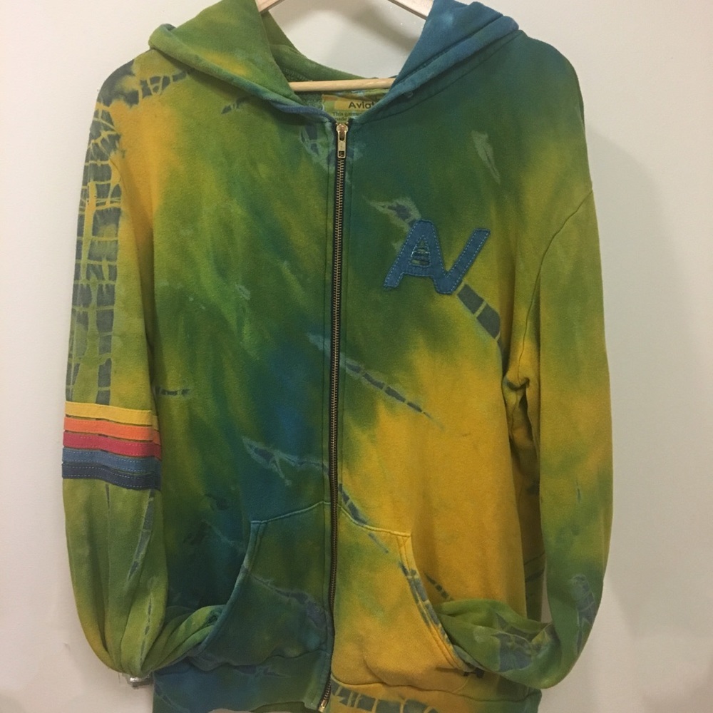 Vintage Aviator Nation Tie-die Hoodie